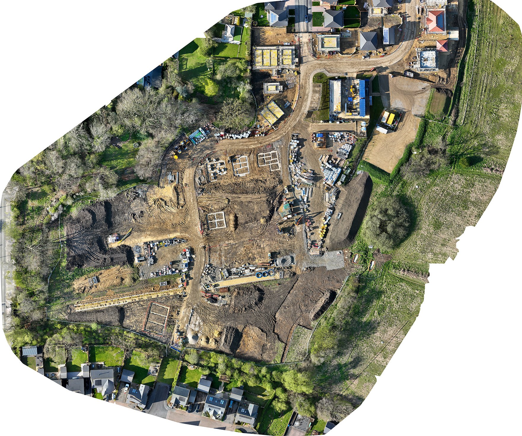 AeroLakeland drone construction site monitoring Polk County Florida aerial progress